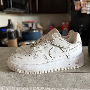 Nike Kids' White Leather Sneakers